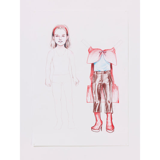 Little Red Costume Paper Doll