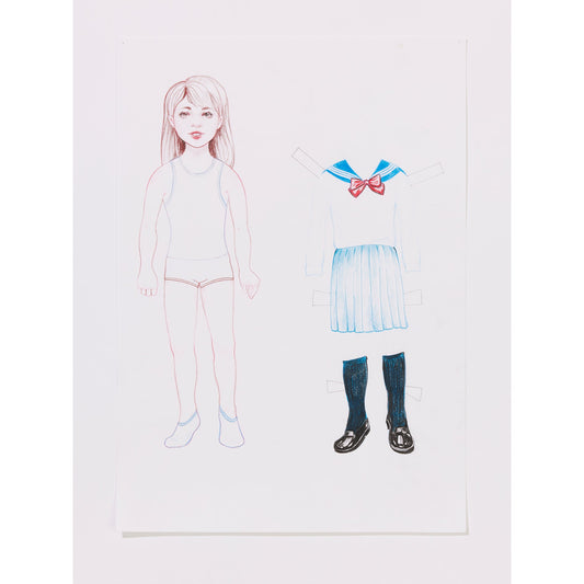 Schoolgirl Paper Doll