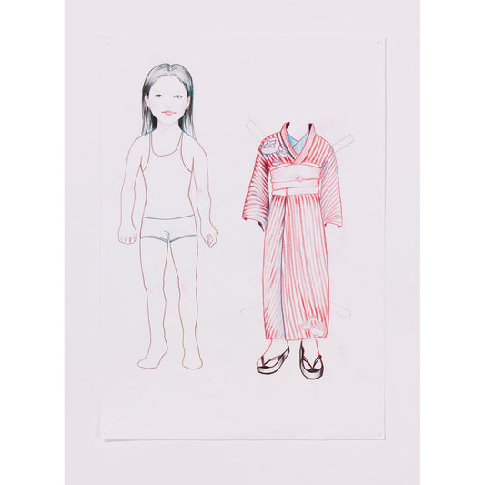 Kagi Kimono Paper Doll